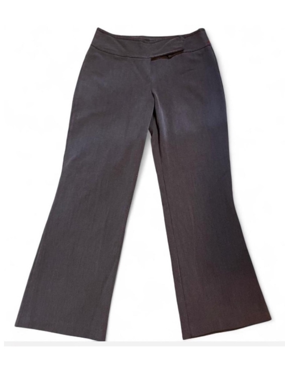 Studio Y Y2K Gray Flare Pants Size 7/8 Bootcut Stretch